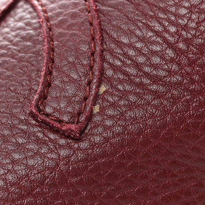 Chanel Lambskin CC Espadrilles 39 Burgundy 10 of 11
