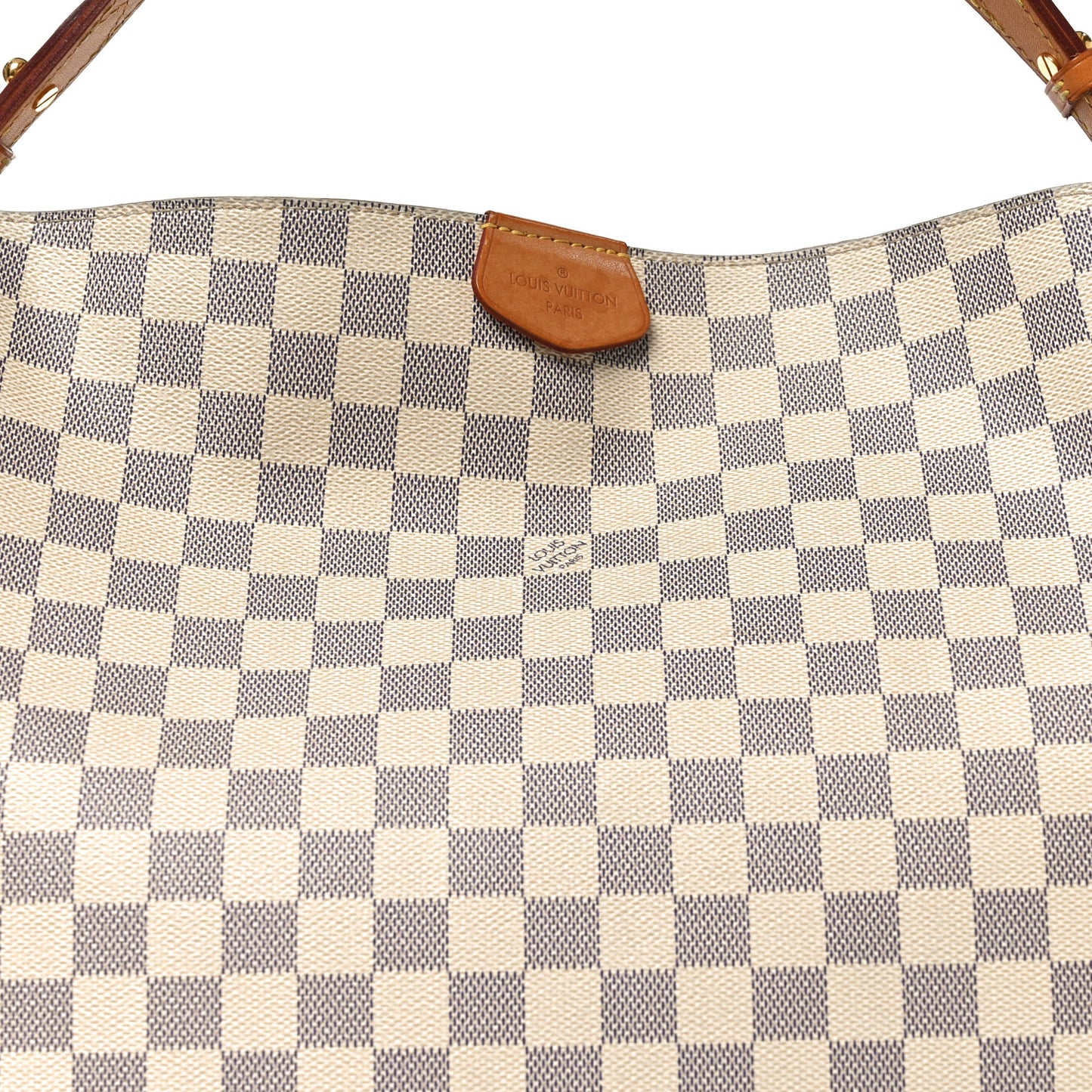 Damier Azur Graceful MM Rose Ballerine