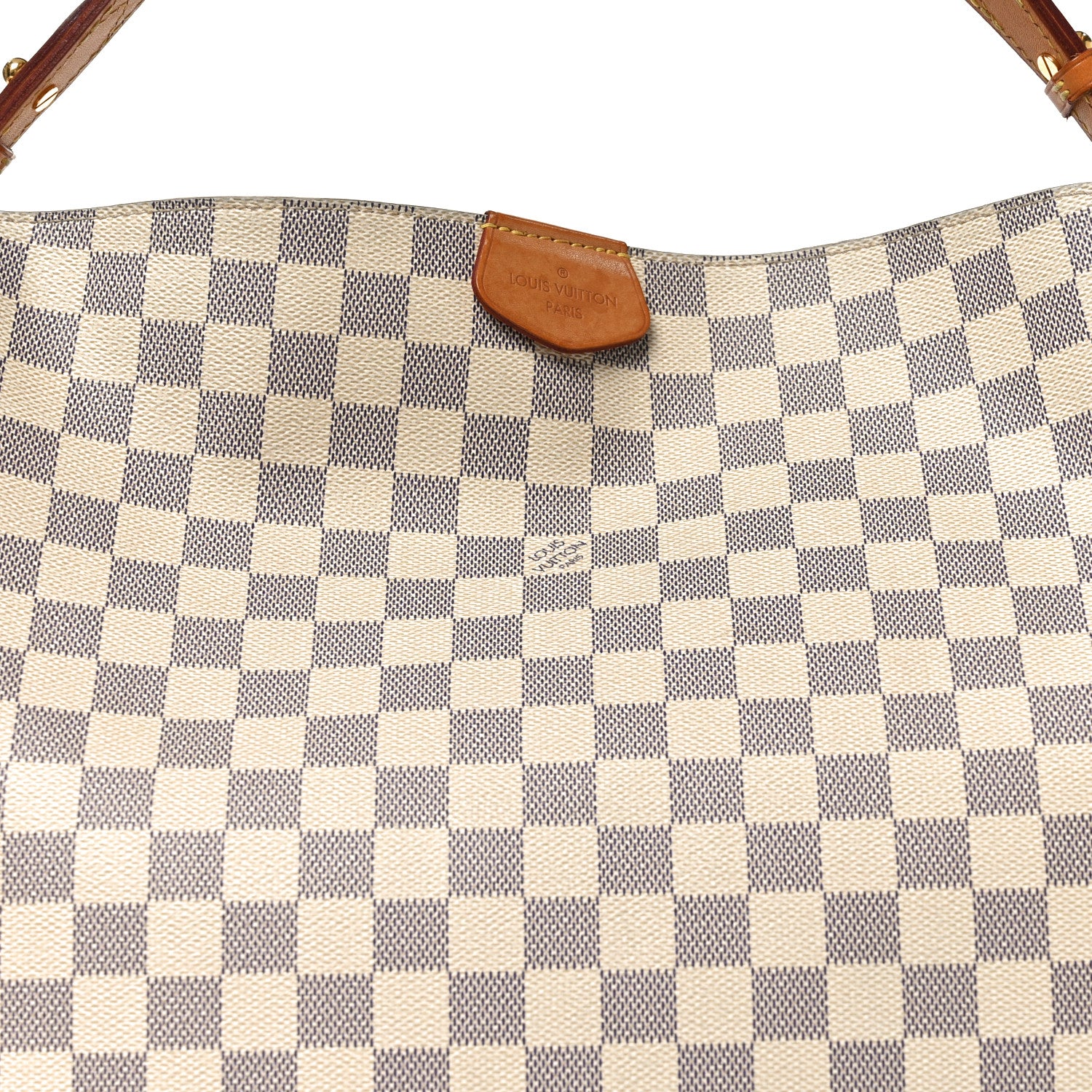 Louis Vuitton Damier Azur Graceful MM Rose Ballerine 7 of 10