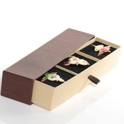 Louis Vuitton Murakami Hair Barrettes 3 7 of 7