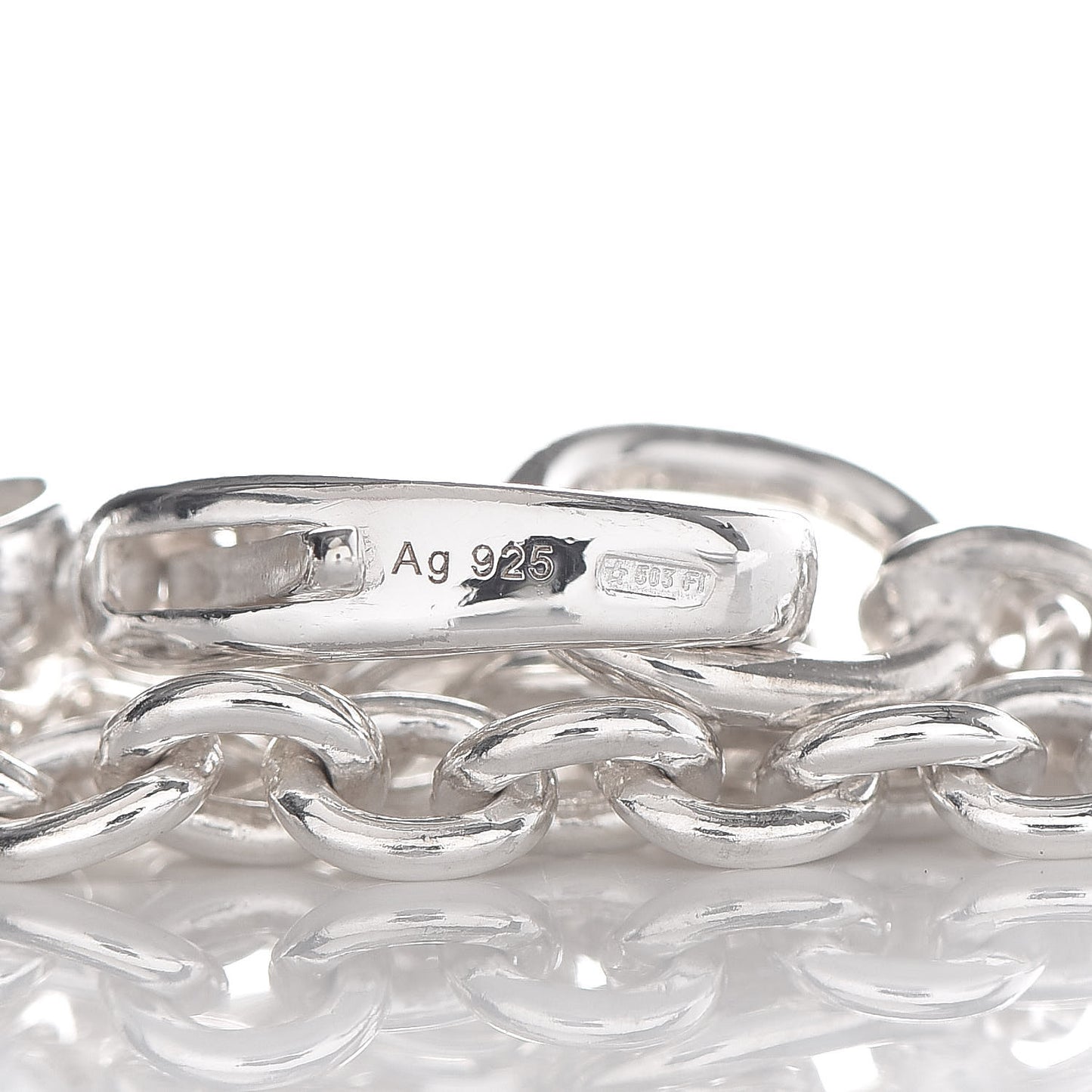 Sterling Silver Britt Interlocking GG Pendant Necklace