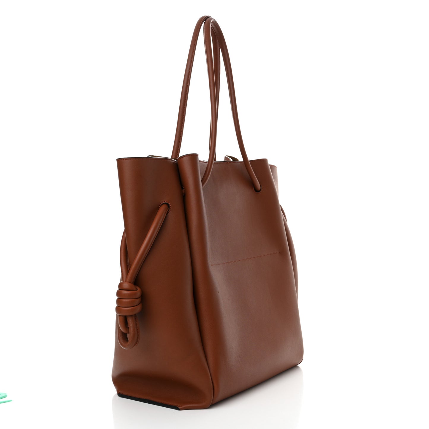 Calfskin Medium Flamenco Knot Bag Rust