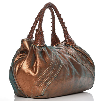 Fendi Nappa Fortuny Hologram Spy Tobacco Oro Ambrato 3 of 8
