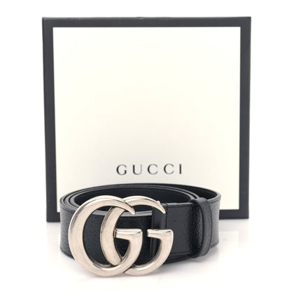 Gucci Textured Calfskin Double G 40mm Belt 90/36 Dark Cocoa 5 of 5