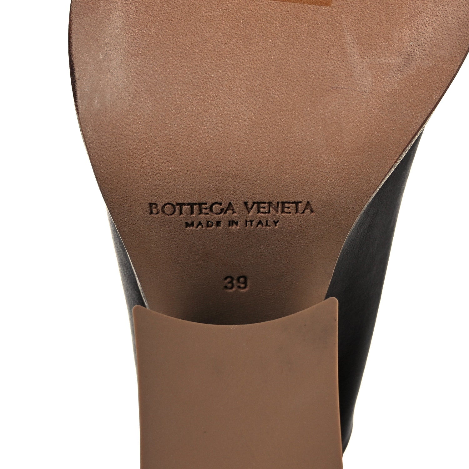 Bottega Veneta Nappa Stack Mule Sandals 39 Fondente 6 of 7