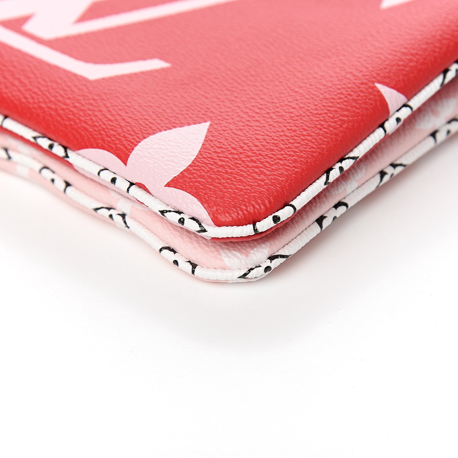 Louis Vuitton Monogram Giant Double Zip Pochette Rouge 9 of 9