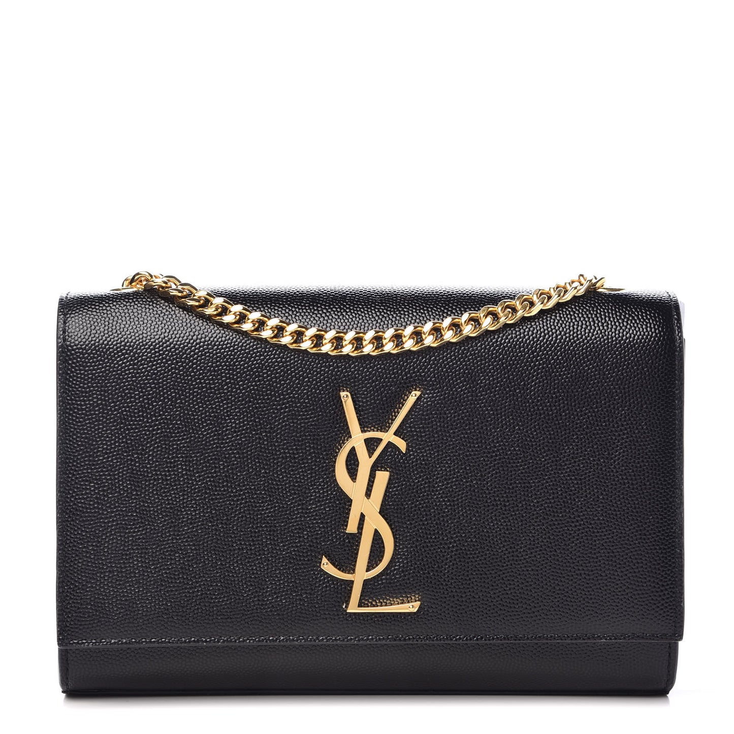 Grain De Poudre Small Monogram Kate Satchel Black