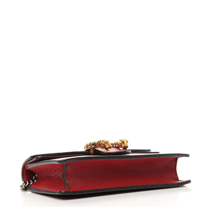 Gucci Calfskin Super Mini Dionysus Shoulder Bag Hibiscus Red 4 of 11