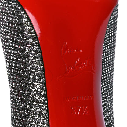 Christian Louboutin Glitter Diams Pigalle Follies 100 Pumps 37.5 Antic Silver 5 of 5