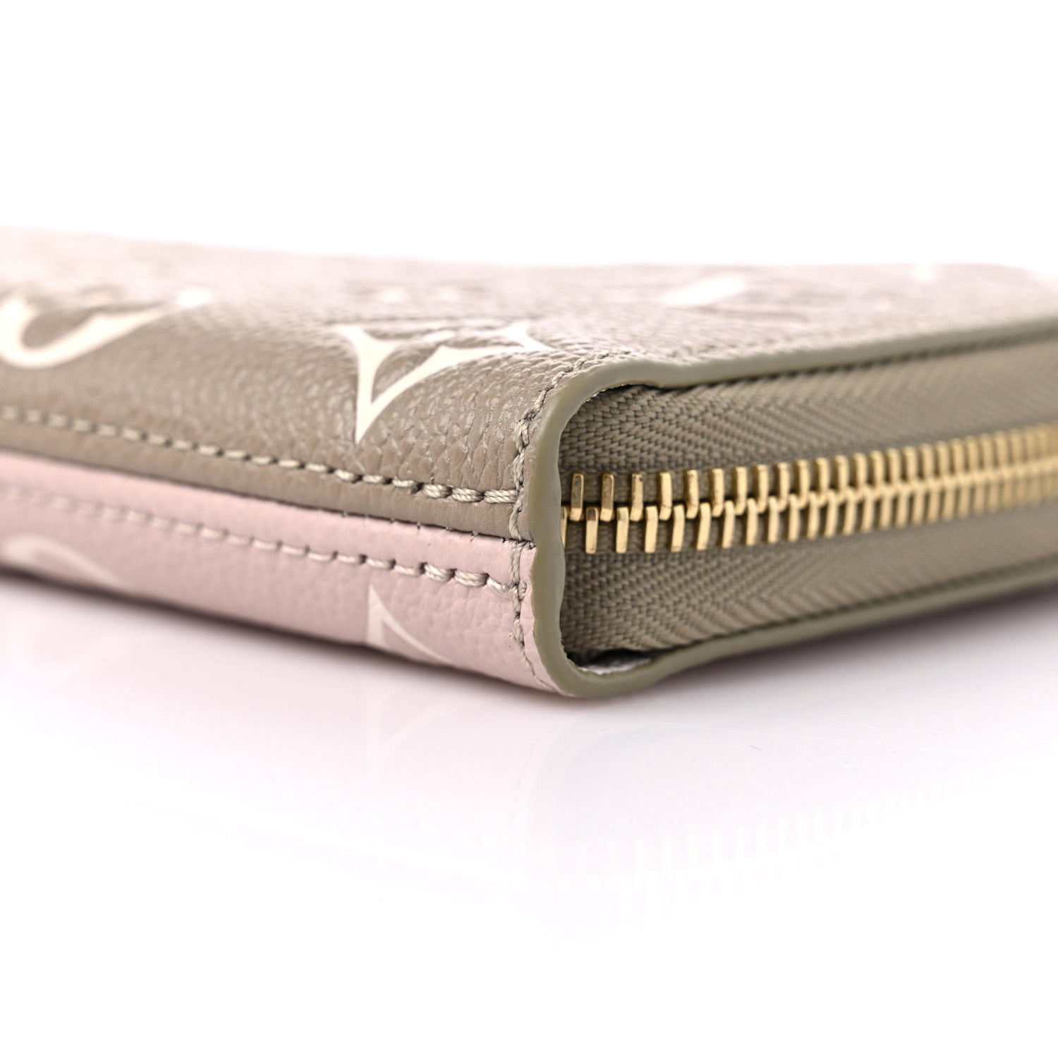 Louis Vuitton Empreinte Monogram Spring in the City Zippy Wallet Kaki Beige Cream 8 of 9