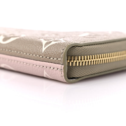 Louis Vuitton Empreinte Monogram Spring in the City Zippy Wallet Kaki Beige Cream 8 of 9