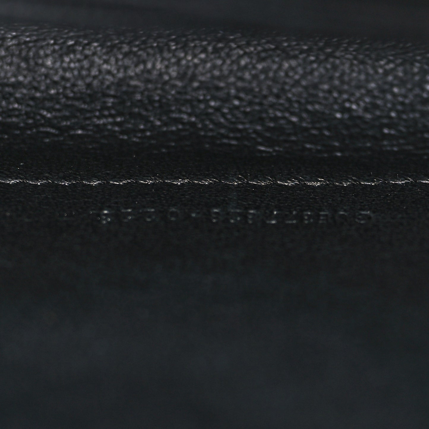Grain De Poudre Matelasse Chevron Monogram Chain Wallet Black
