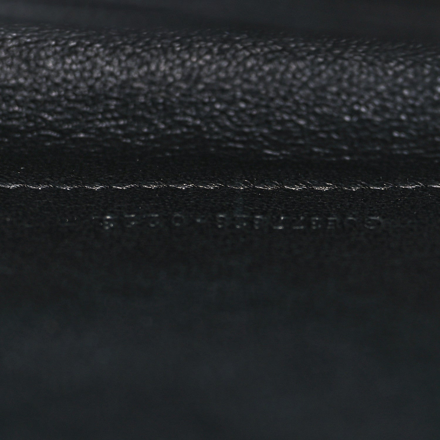 Saint Laurent Grain De Poudre Matelasse Chevron Monogram Chain Wallet Black 7 of 9