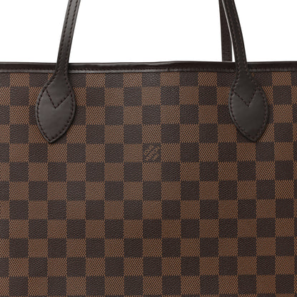 Louis Vuitton Damier Ebene Neo Neverfull MM Rose Ballerine 9 of 12