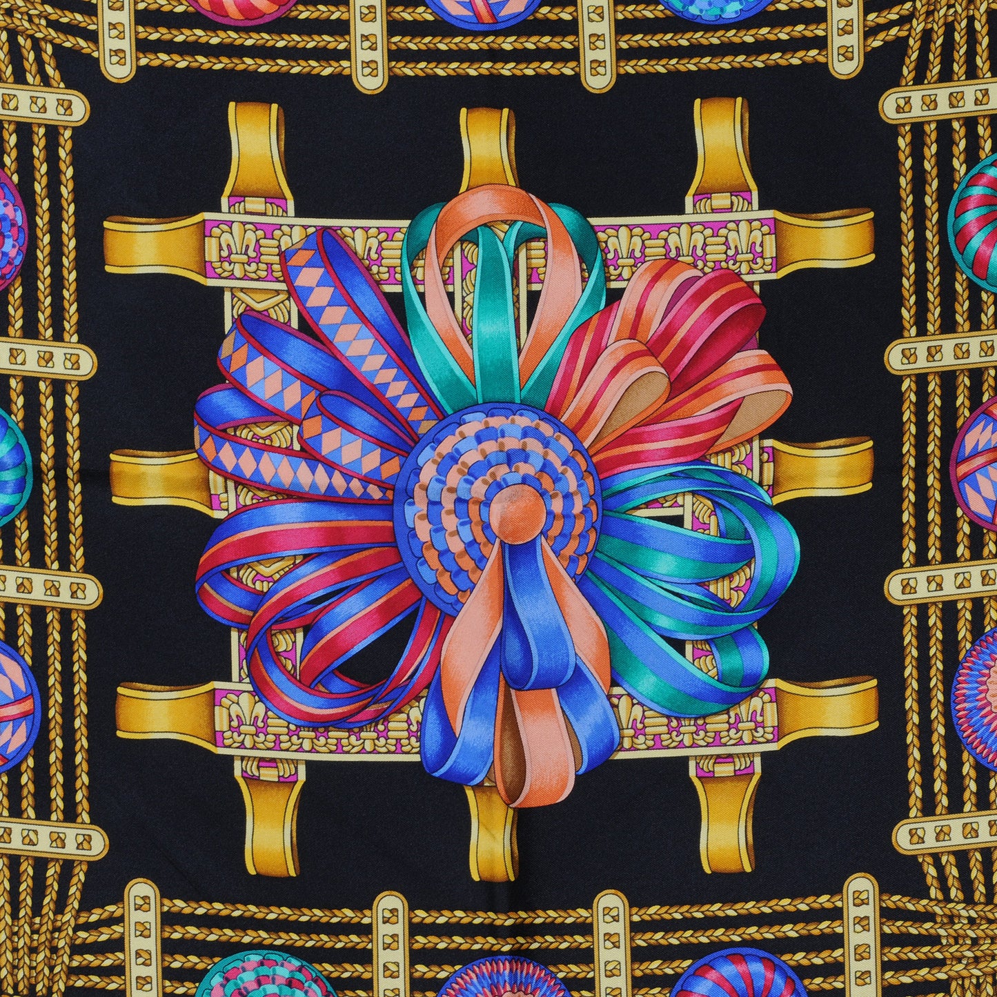 Silk Les Rubans Du Cheval Scarf 90