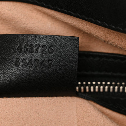 Gucci Calfskin Dog Embroidered Extra Large Dionysus Hobo Black 7 of 14