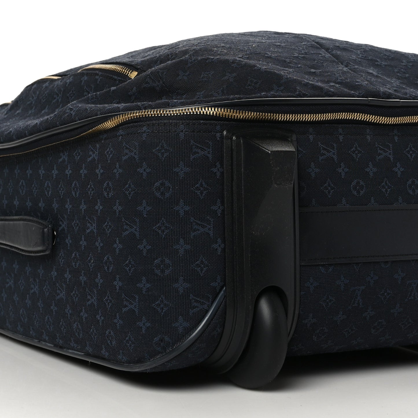 Mini Monogram Rolling Luggage Blue