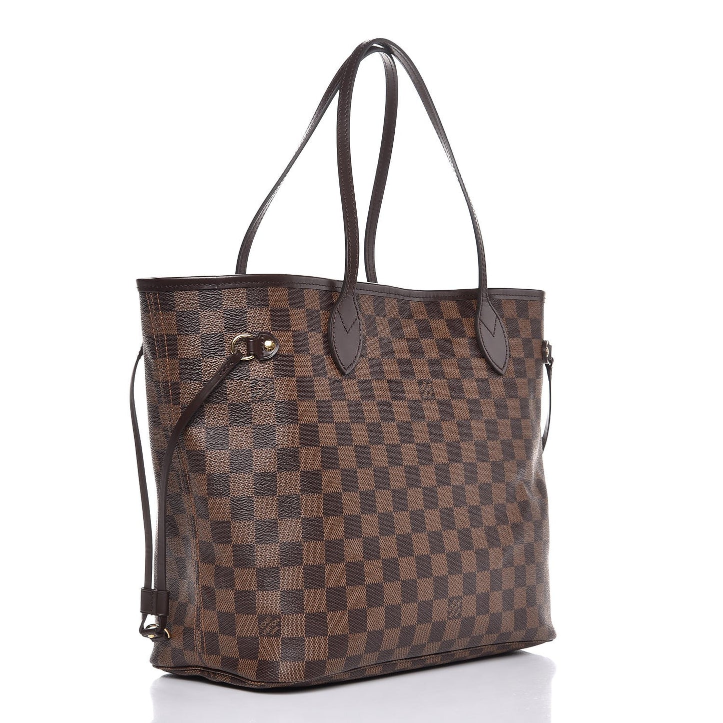 Damier Ebene Neo Neverfull MM Rose Ballerine