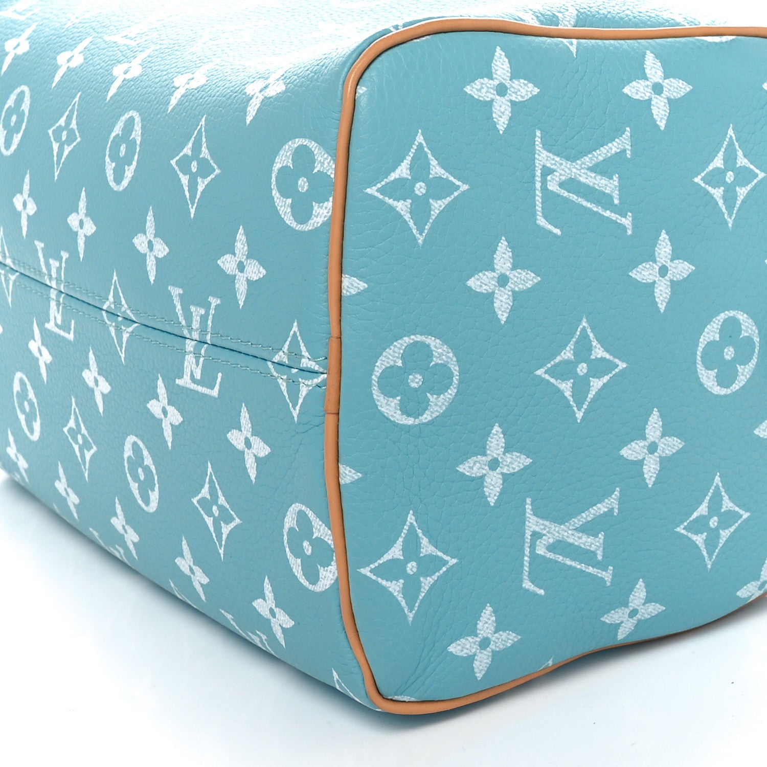 Louis Vuitton Calfskin Monogram Speedy P9 Bandouliere 25 Turquoise 12 of 12