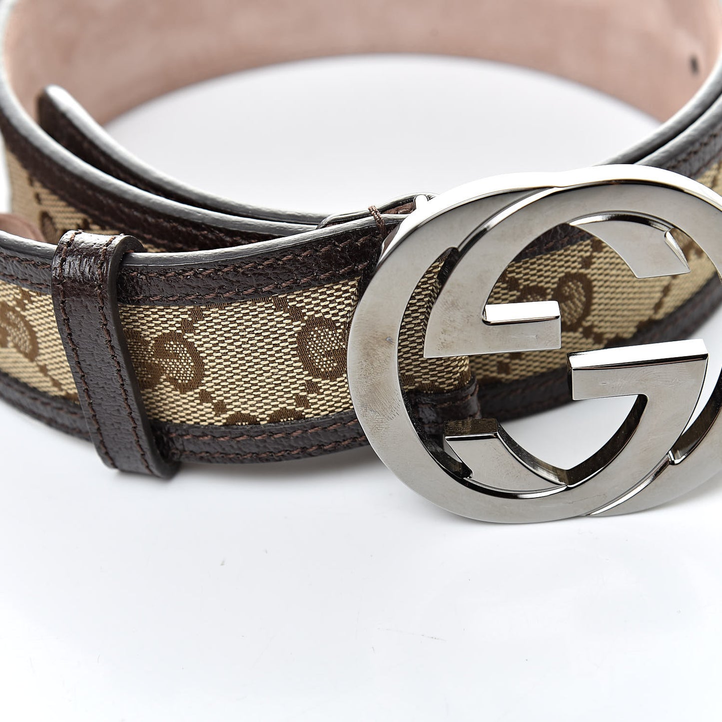 Monogram Interlocking G 40mm Belt 90 36 Dark Brown