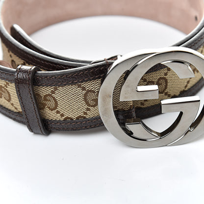 Gucci Monogram Interlocking G 40mm Belt 90 36 Dark Brown 7 of 7