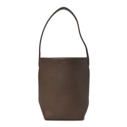 The Row Grained Calfskin Small N/S Park Tote Dark Olive 1 of 10
