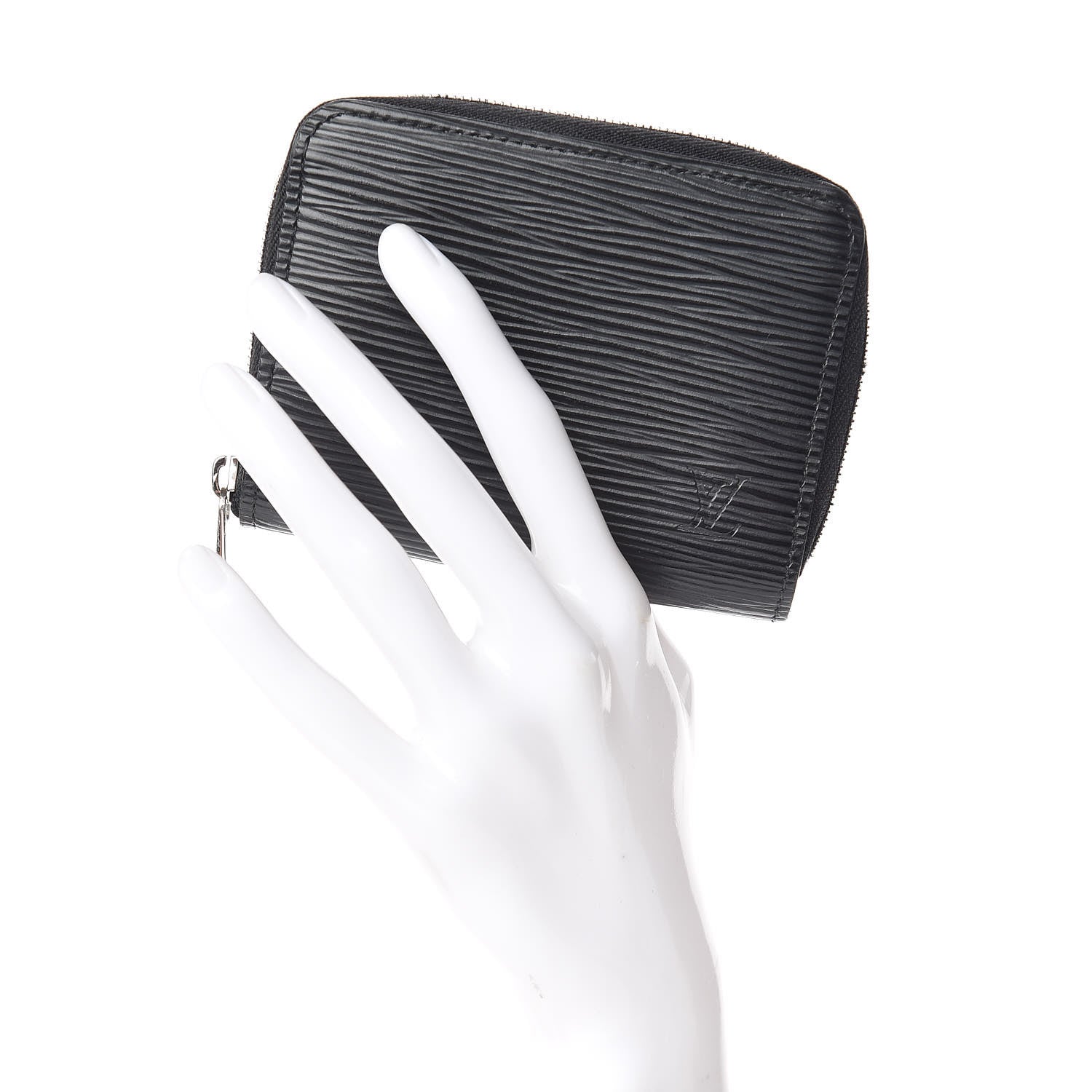 Louis Vuitton Epi Zippy Coin Purse Black 2 of 6