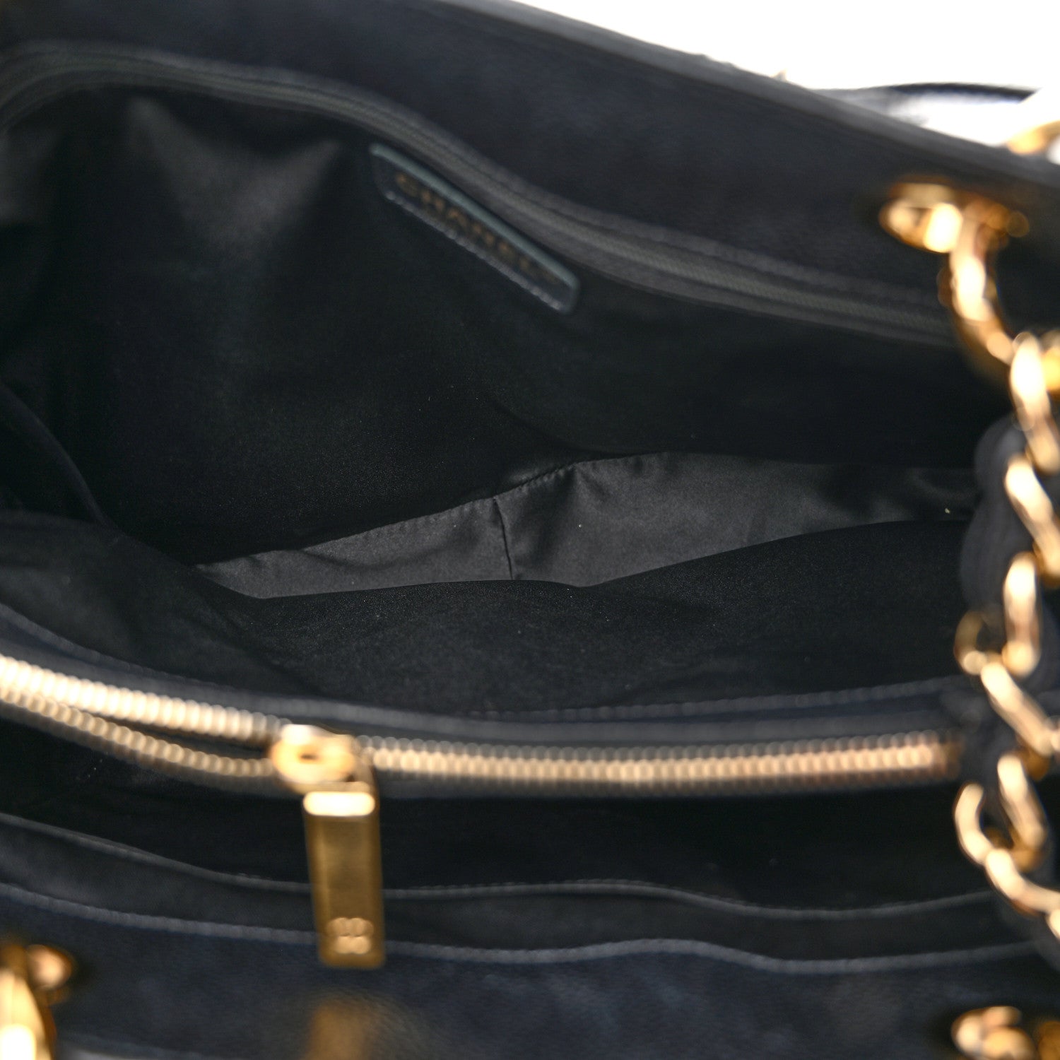 Chanel Caviar Quilted Grand Shopping Tote GST Black 5 of 12