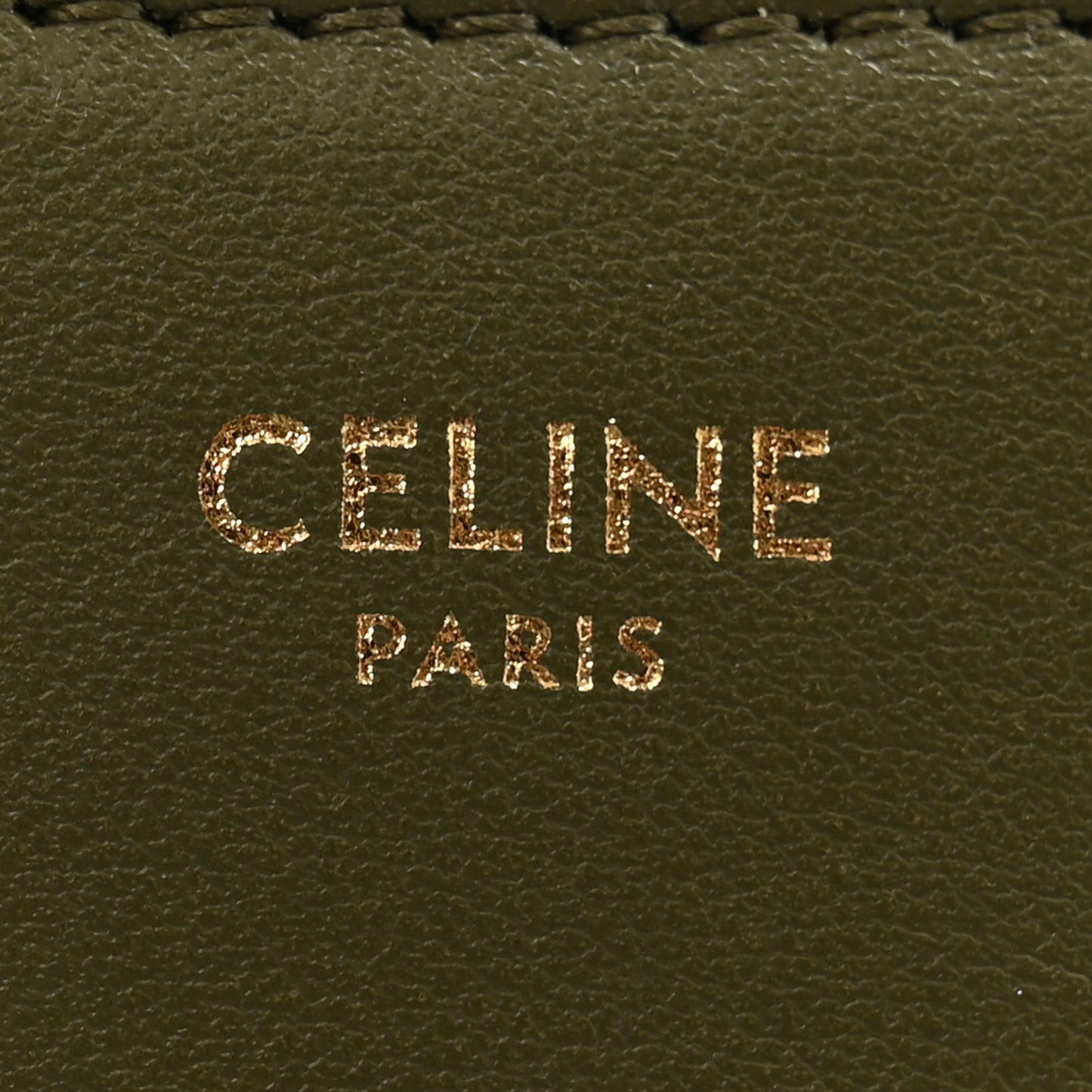 Smooth Calfskin Medium Strap Ava Shoulder Bag Dark Olive