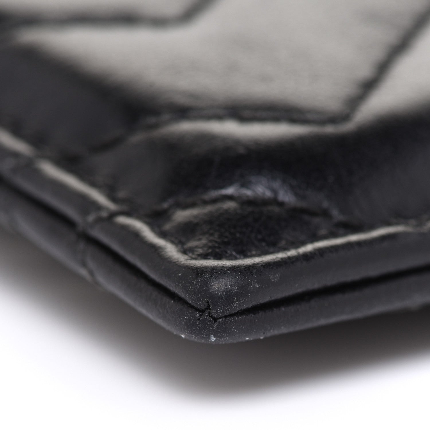 Gucci Calfskin Matelasse GG Marmont Card Holder Black 7 of 10