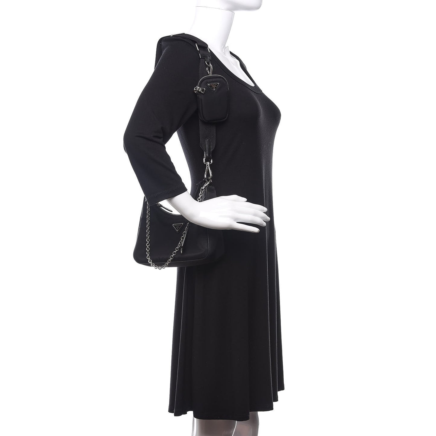 Nylon Re-Edition 2005 Shoulder Bag Black