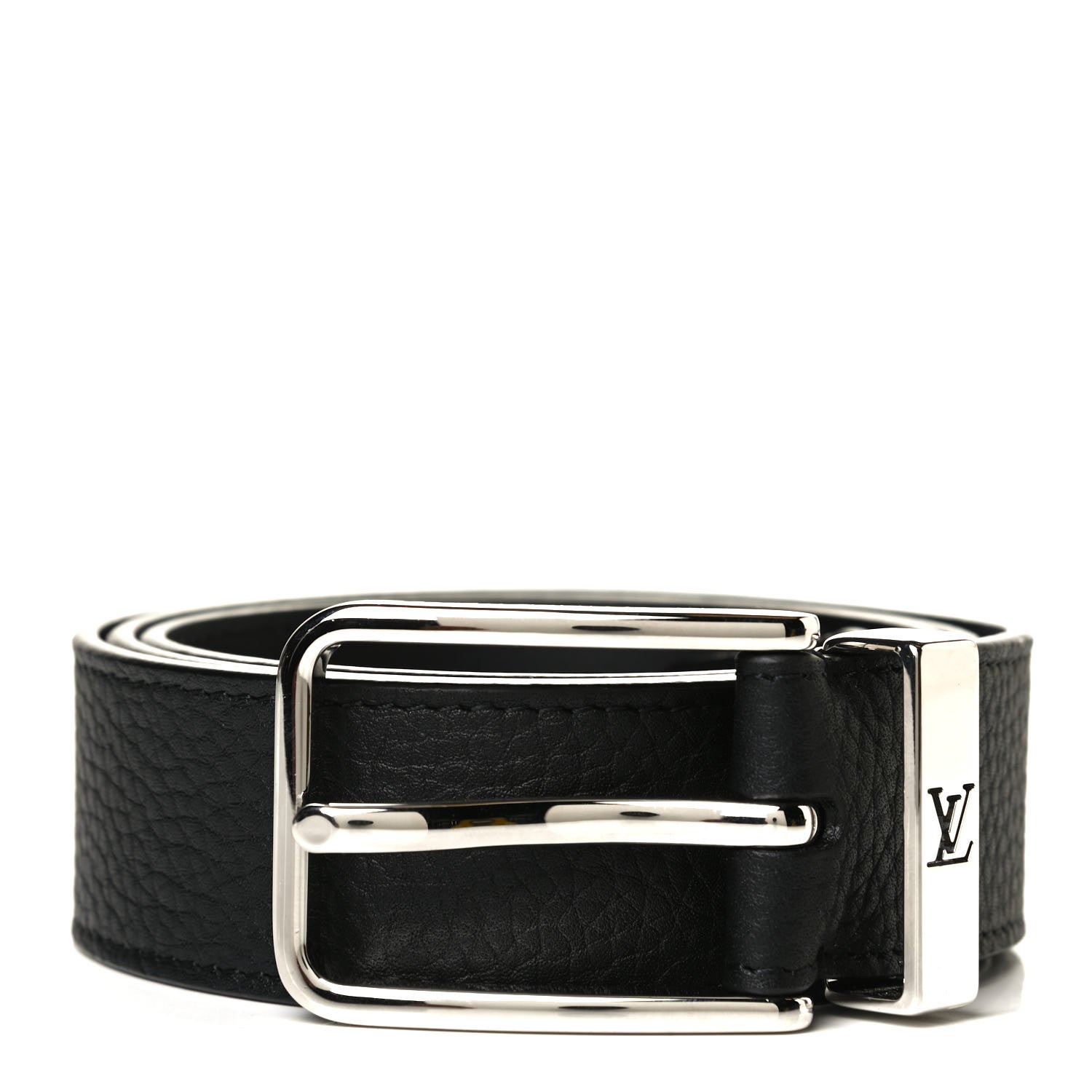 Louis Vuitton Taurillon 35mm Pont Neuf Belt 90 36 Black 1 of 5