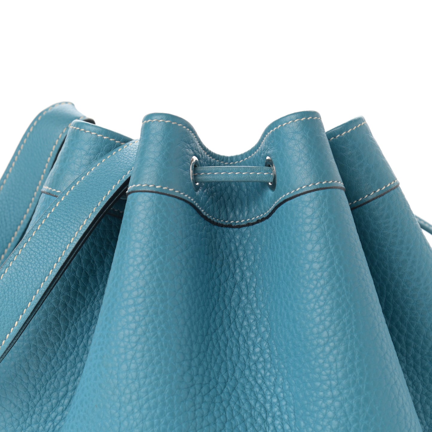 Taurillon Clemence Market 28 Blue Jean