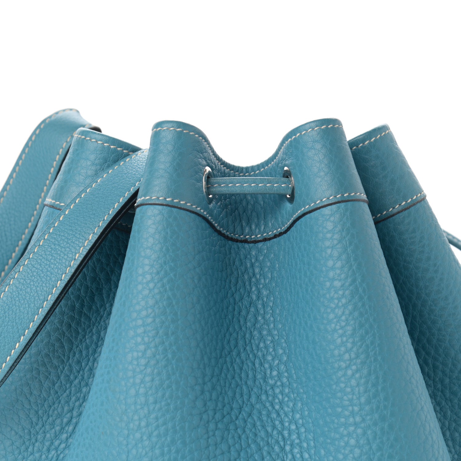 Hermes Taurillon Clemence Market 28 Blue Jean 7 of 11