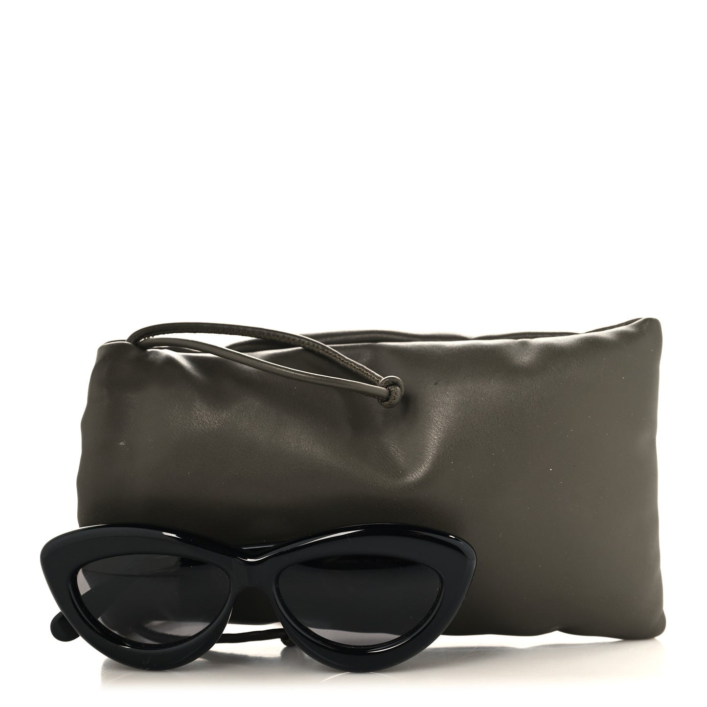 Acetate Cat Eye Sunglasses LW40096I Black