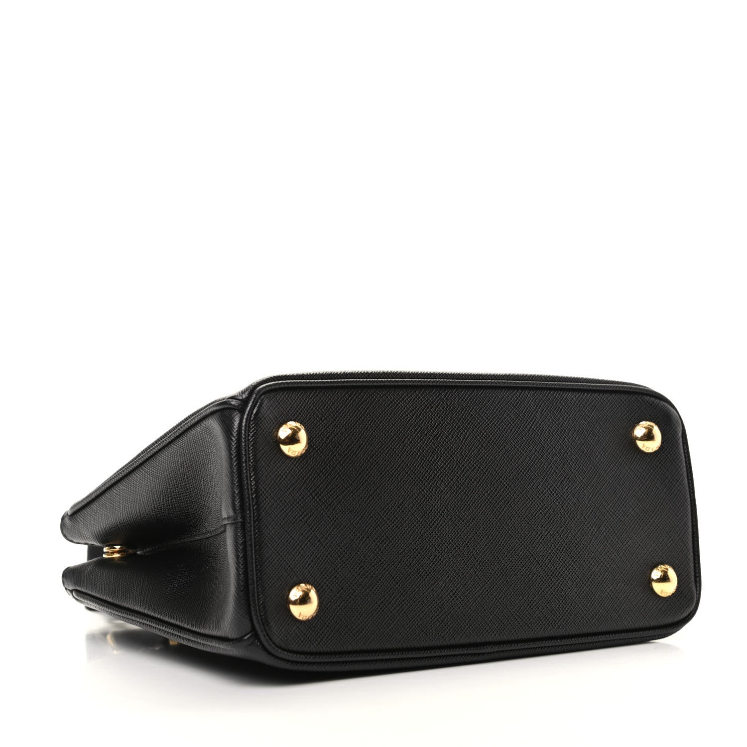 Prada Saffiano Lux Micro Galleria Shoulder Bag Black 4 of 8