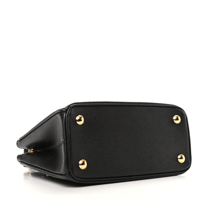 Prada Saffiano Lux Micro Galleria Shoulder Bag Black 4 of 8