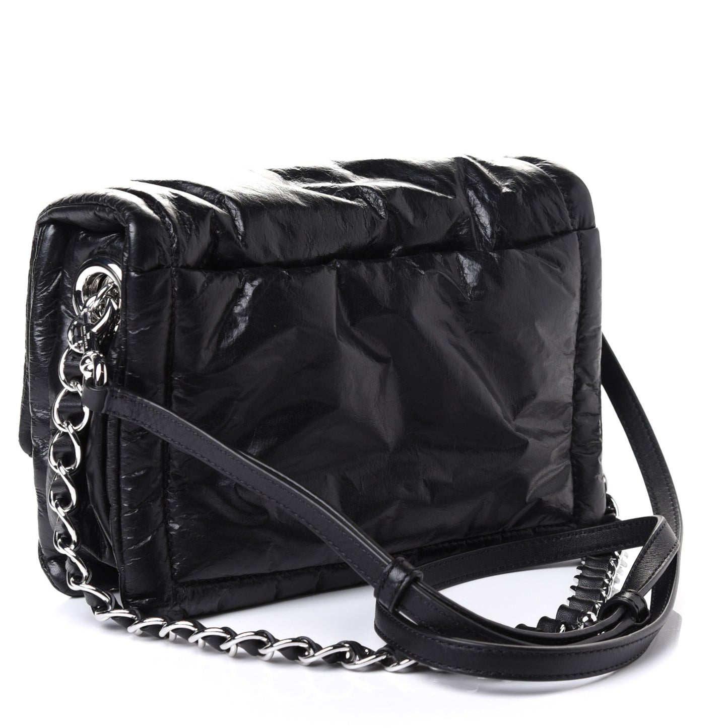 Lambskin The Pillow Bag Black