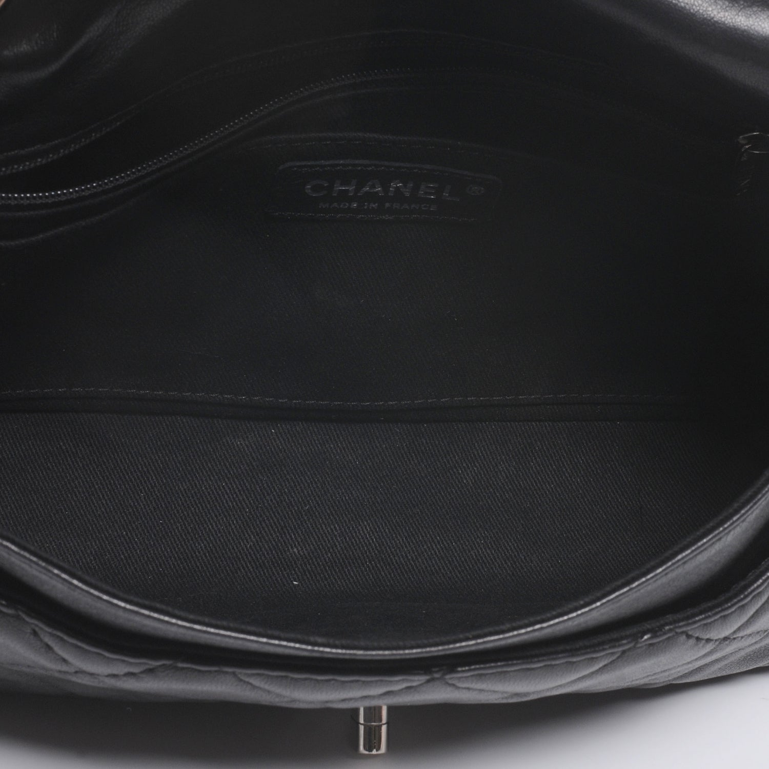 Chanel Lambskin Icons Secret Label Medium Flap Black 5 of 7