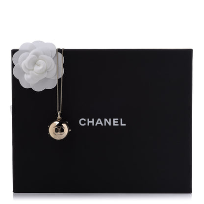 Chanel Metal CC Locket Necklace Gold 7 of 7