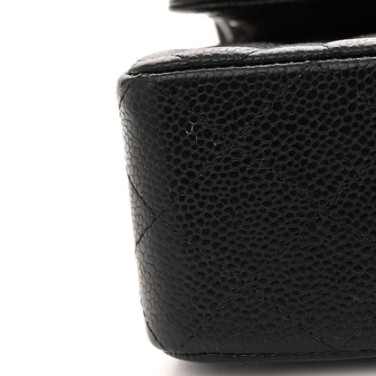 Chanel Caviar Quilted Small Double Flap Black 11 of 14