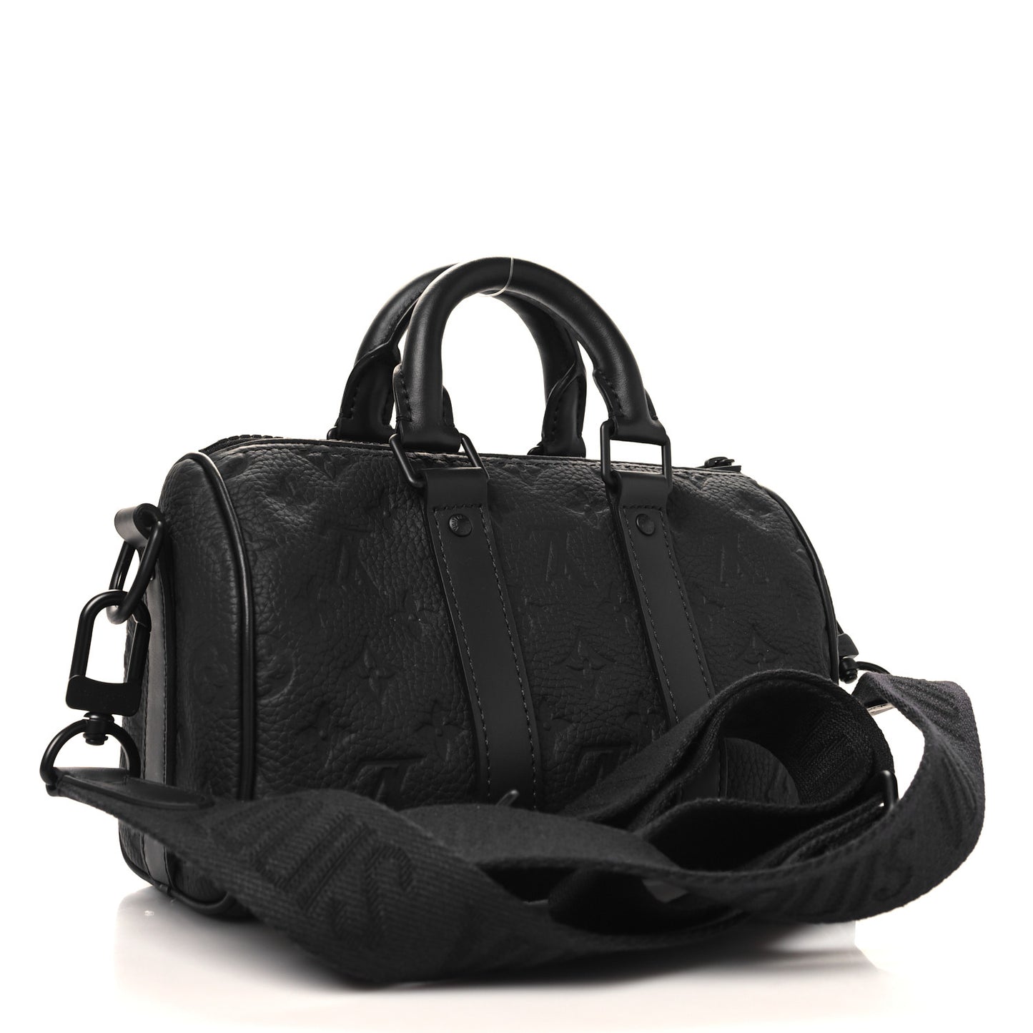 Monogram Taurillon Keepall Bandouliere 25 Black