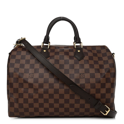 Louis Vuitton Damier Ebene Speedy Bandouliere 35 1 of 9