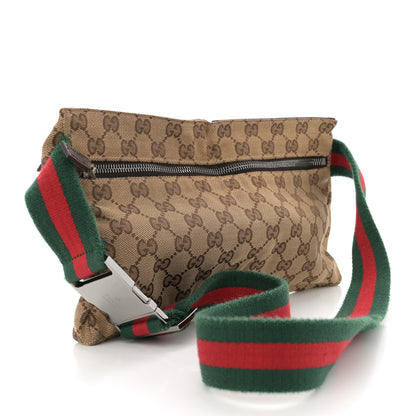 Gucci Monogram Web Belt Bag Dark Brown 3 of 11