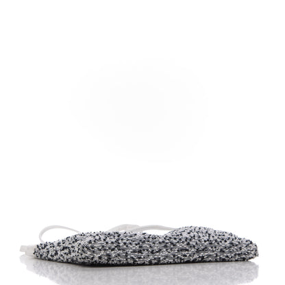 Chanel Terry Pouch White Black 4 of 9