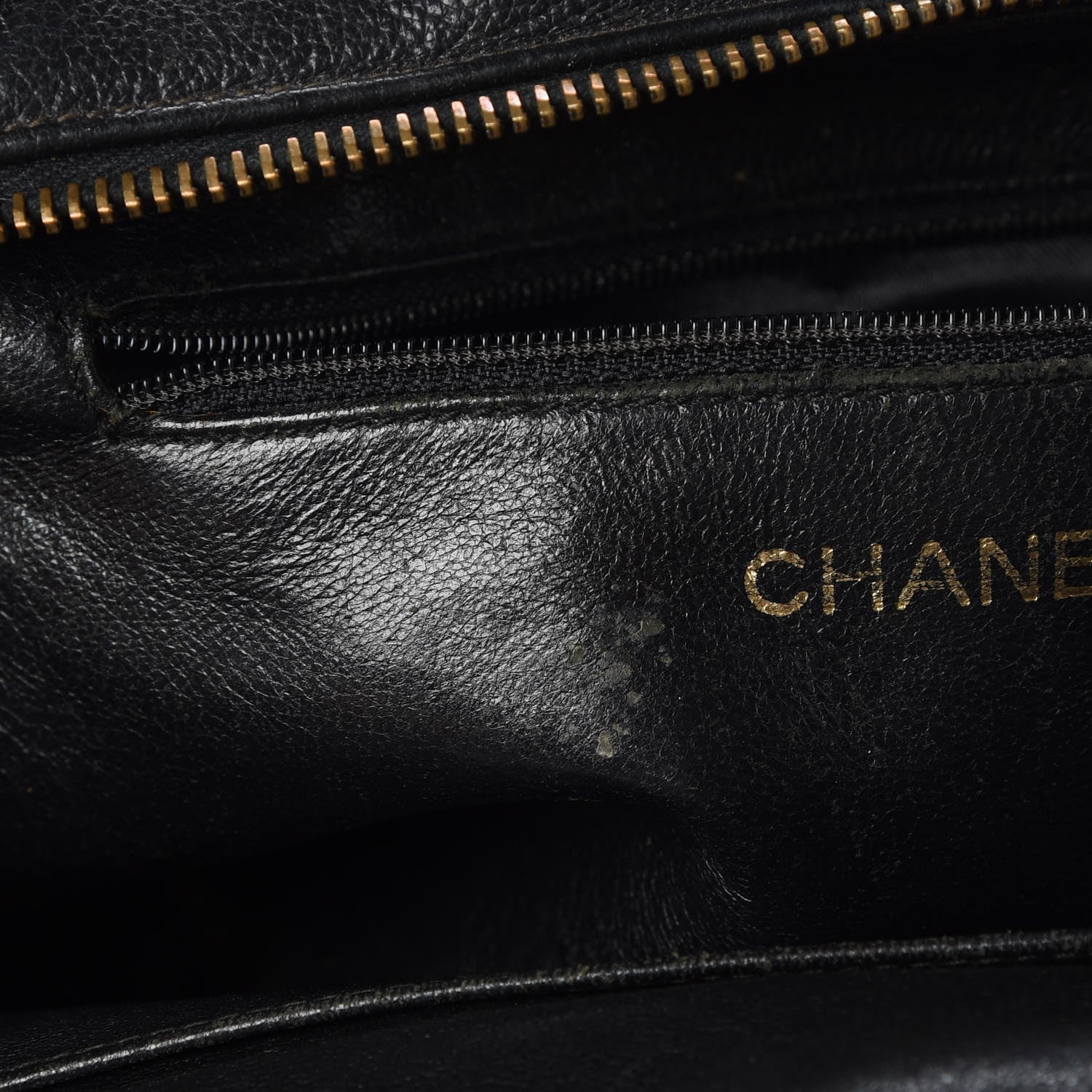 Chanel Calfskin CC Top Handle Bag Black 9 of 15
