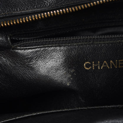 Chanel Calfskin CC Top Handle Bag Black 9 of 15
