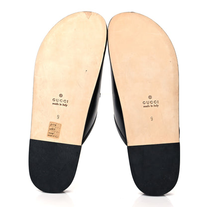 Gucci Calfskin Mens Horsebit River Slippers 9 Black 5 of 10