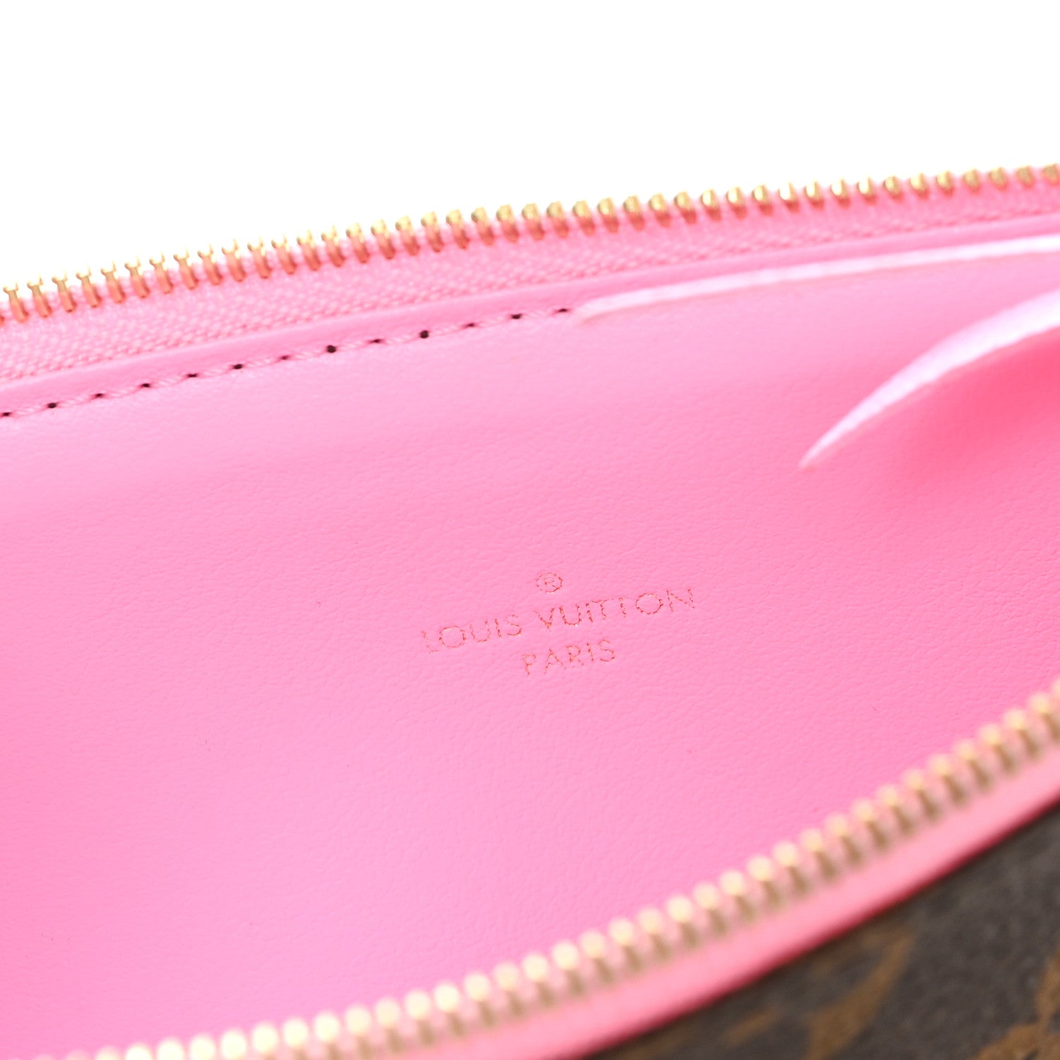 Louis Vuitton Monogram Lovely Birds Pochette Felicie Chain Wallet Zippered Insert 6 of 6
