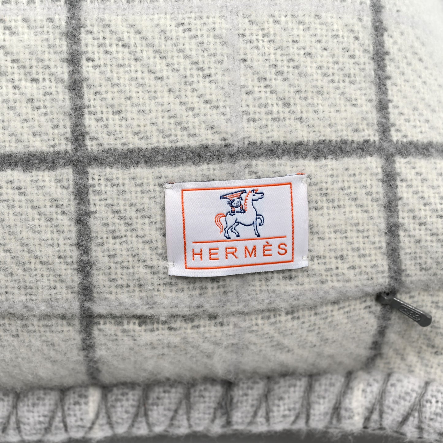 Wool Cashmere Avalon Cabriole Pillow Gris Perle